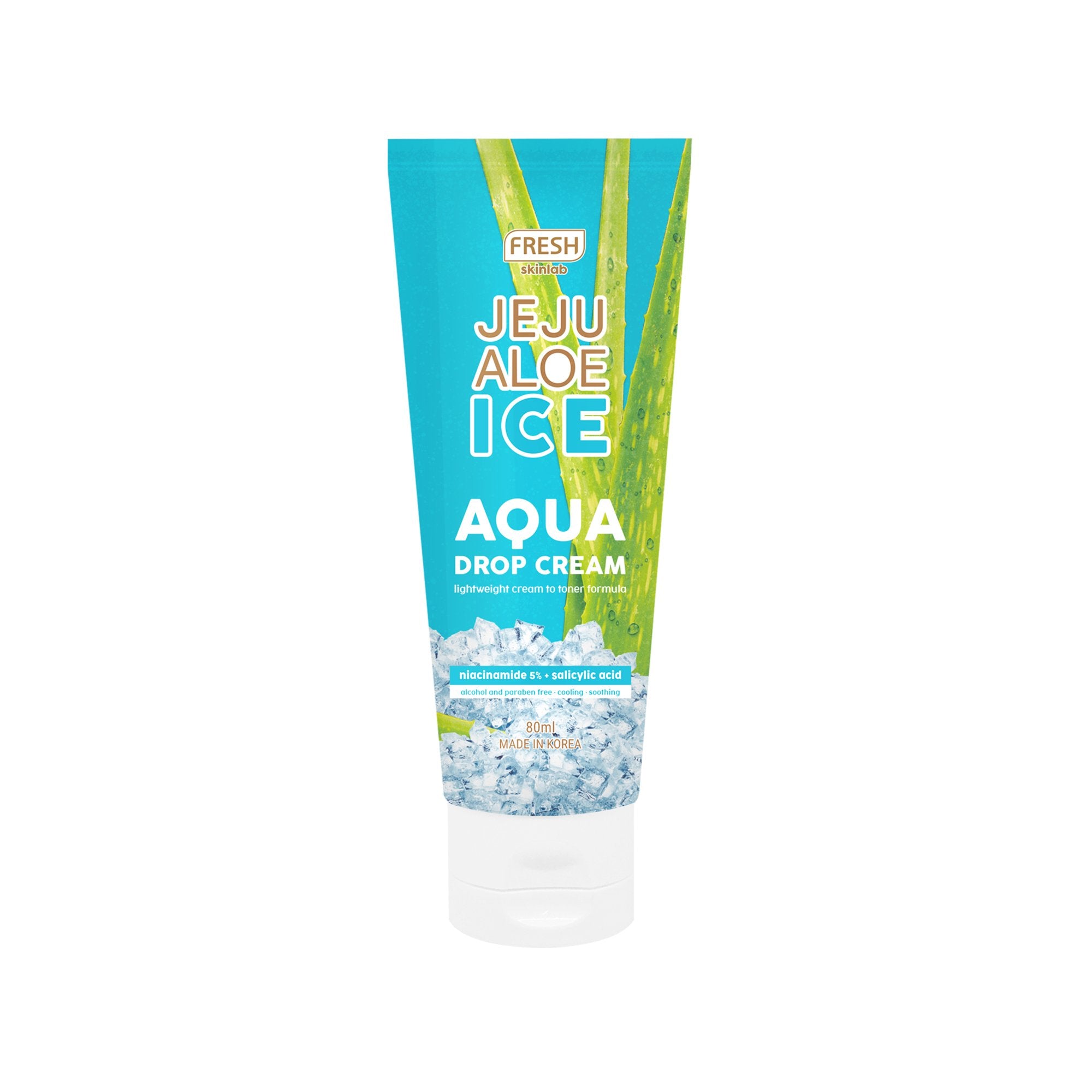 Fresh Skinlab Jeju Aloe Ice Aqua Drop Cream 80ml (EXP: MAY 2024)