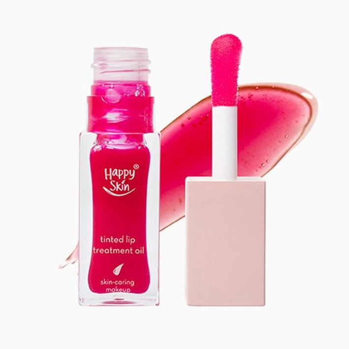 Happy Skin Second Skin Tinted Lip Treatment Oil (Rose)