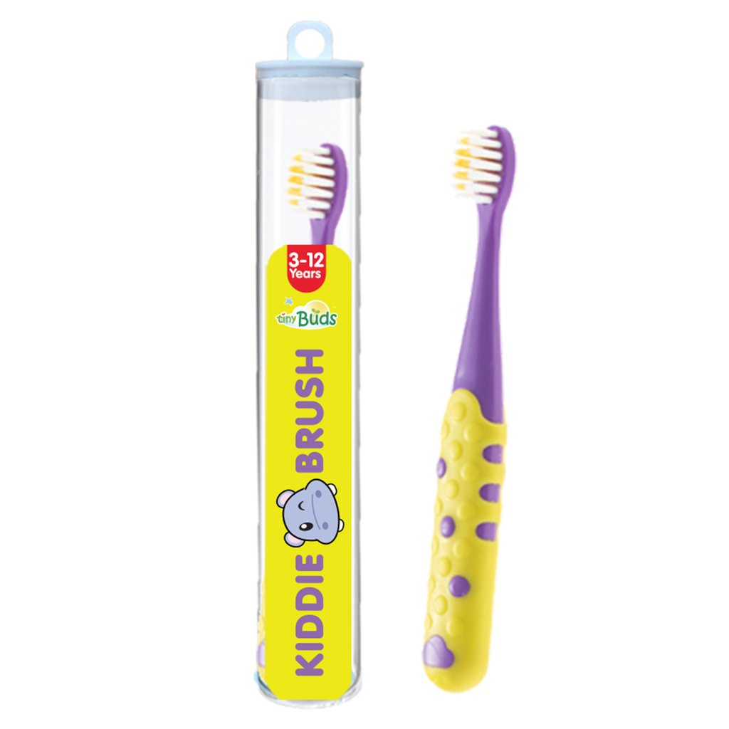 Tiny Buds Kiddie Toothbrush 3+ Years (Yellow-Purple)
