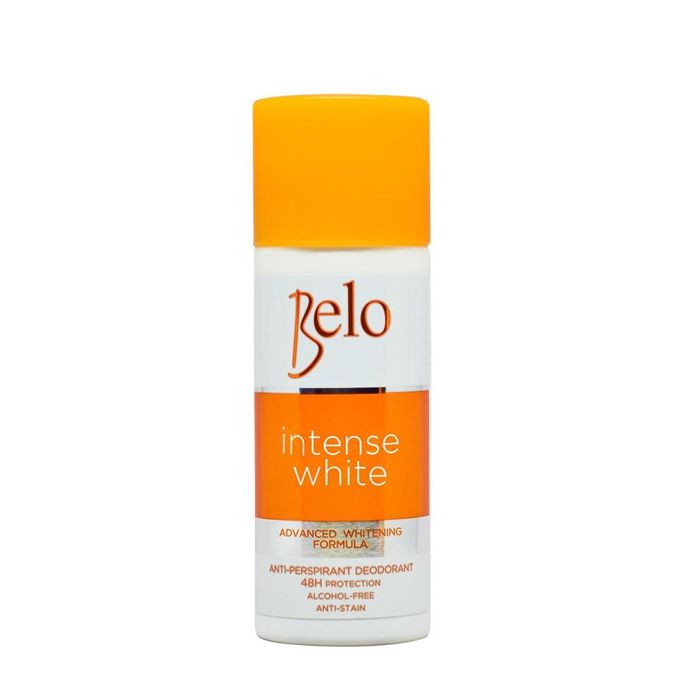 Packaging of the Belo Essentials Intense White Anti-Perspirant Deodorant