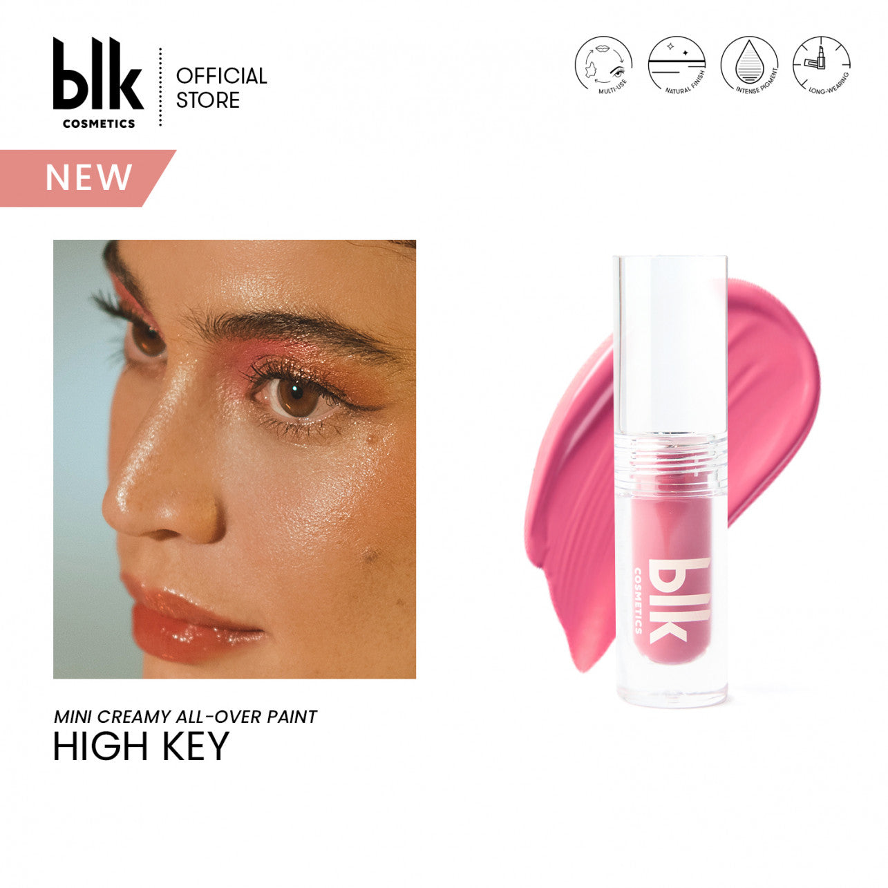 blk Cosmetics Mini Creamy All Over Paint High Key