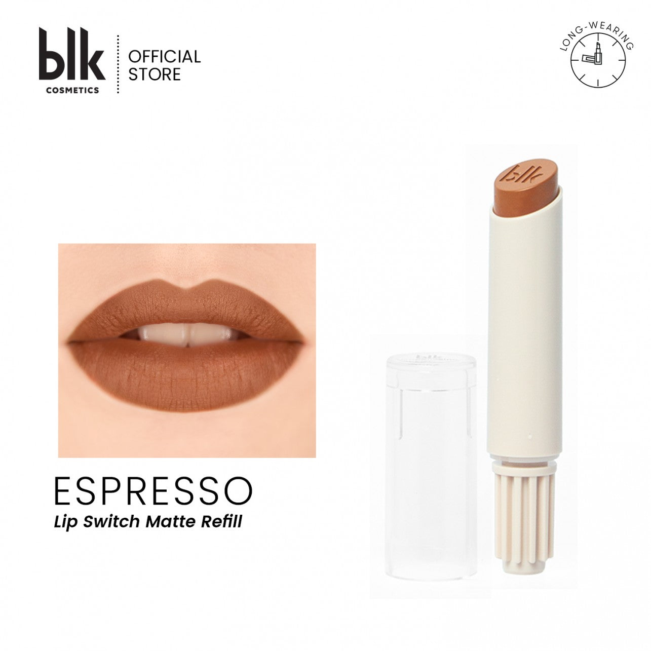 blk Cosmetics Universal Lip Switch Matte Refill (Espresso)