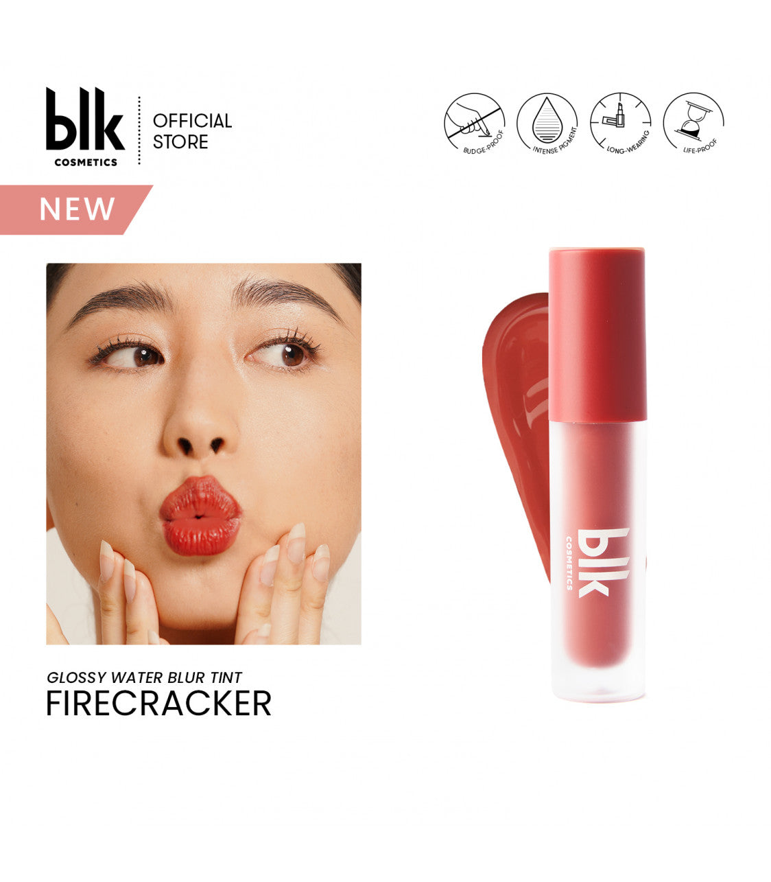 blk Cosmetics Water Blur Tint in Firecracker