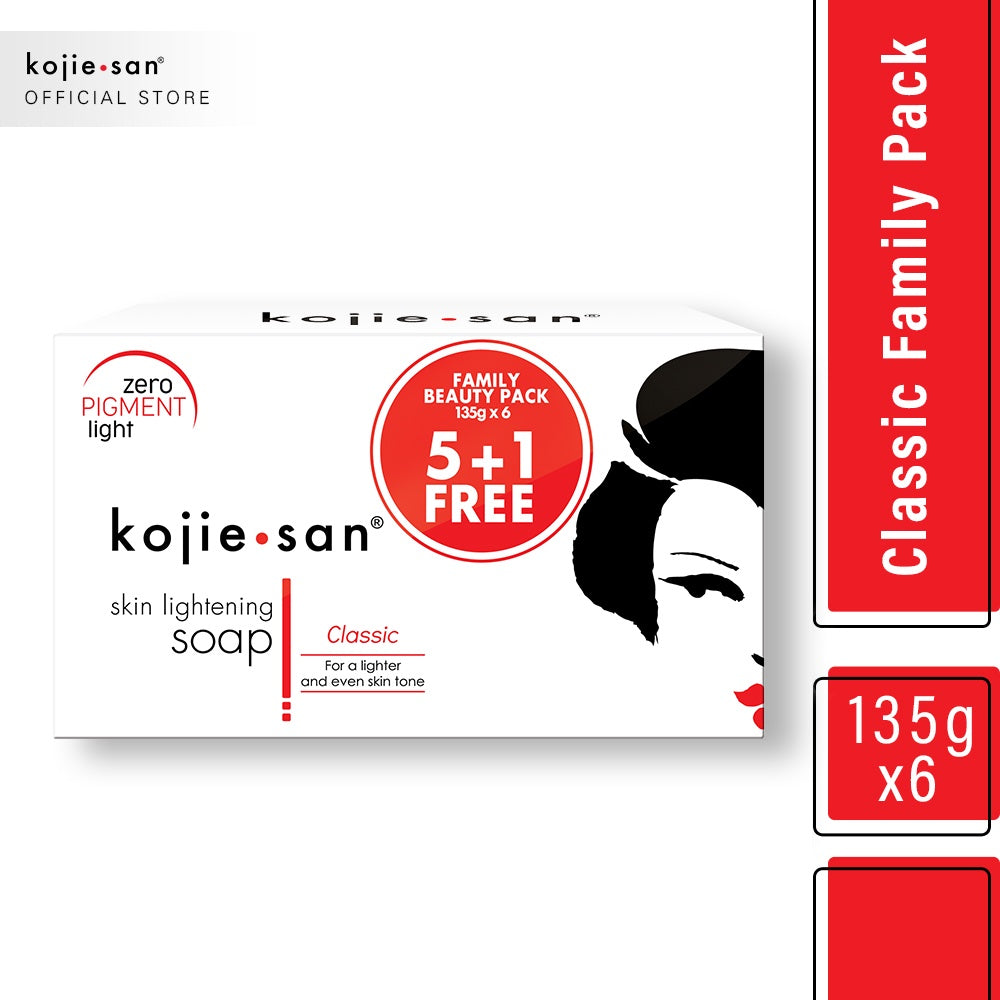 Kojie San Skin Lightening Soap Classic Family Pack 135g