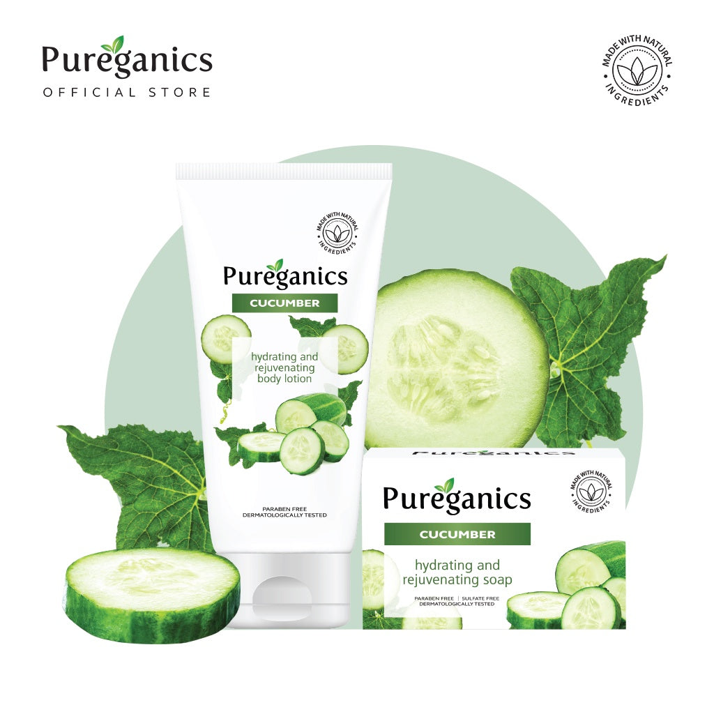 Pureganics Cucumber Hydrating and Rejuvenating Body Lotion 150g