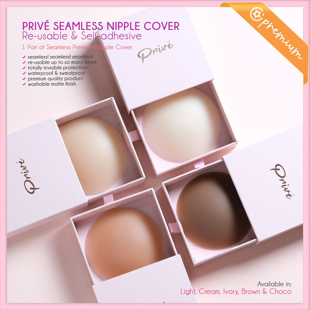 Privé Seamless Nipple Cover (Cream)