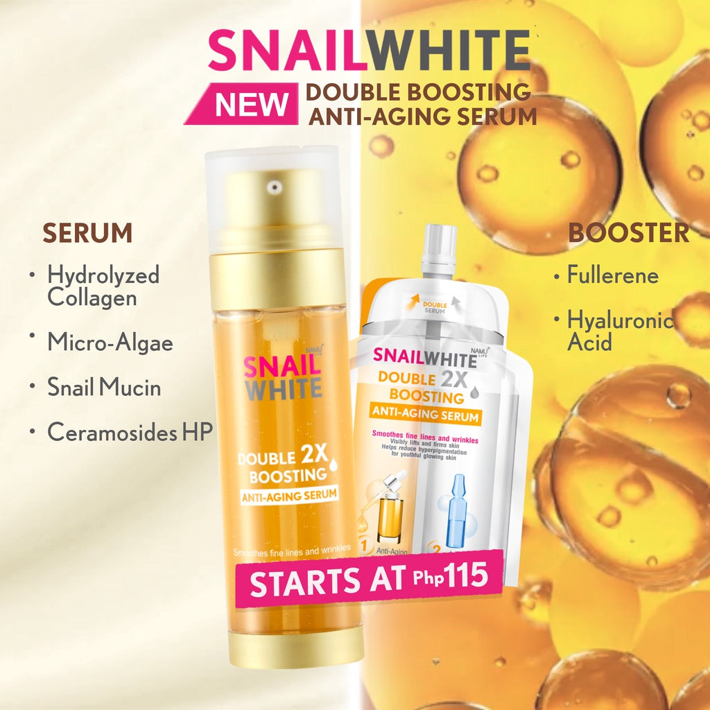 SNAILWHITE Double Boosting Anti-Aging Serum 40ml + 40ml