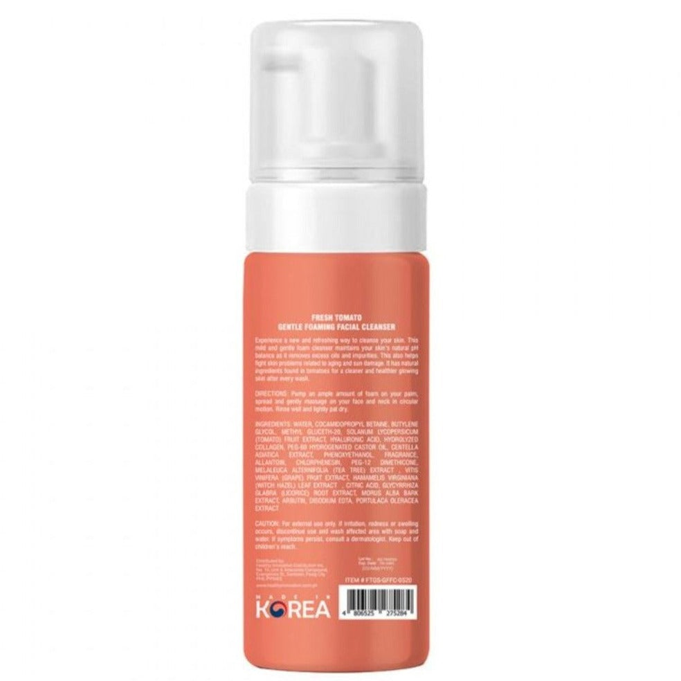 Fresh Skinlab 98% Tomato Glass Skin Gentle Foaming Facial Cleanser 100ml ( EXP: JANUARY 2025)