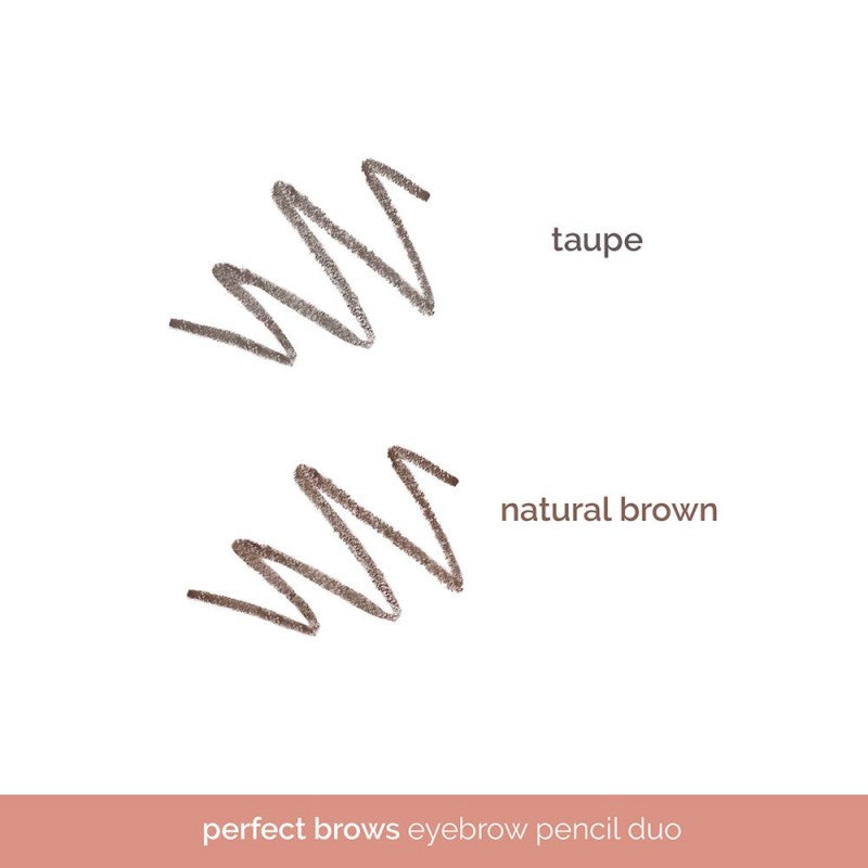Generation Happy Skin Perfect Brows Eyebrow Pencil Duo (Natural Brown)