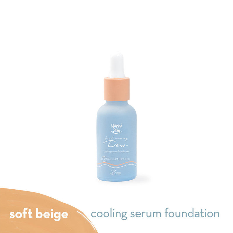 Happy Skin Dew Cooling Serum Foundation SPF15 (Soft Beige)