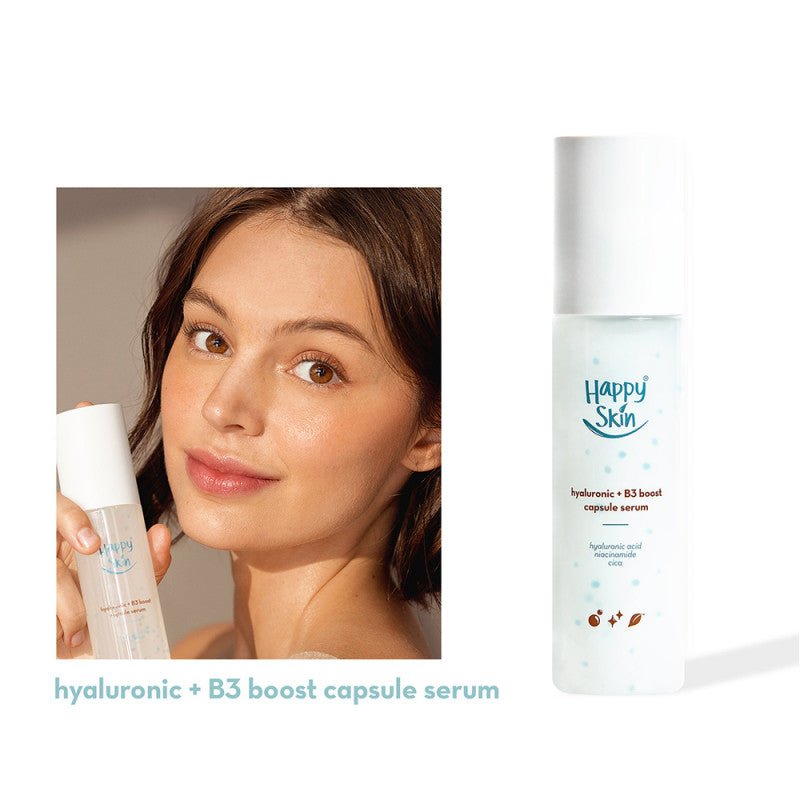 Happy Skin Hyaluronic + B3 Boost Capsule Serum 100ml
