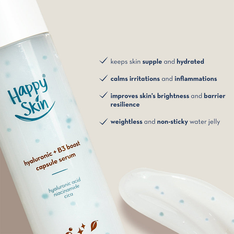 Happy Skin Hyaluronic + B3 Boost Capsule Serum 100ml