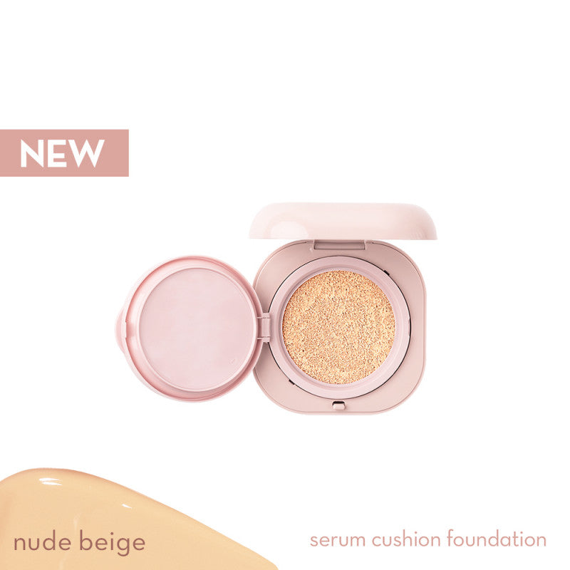 Happy Skin Second Skin Serum Cushion Foundation (Nude Beige)