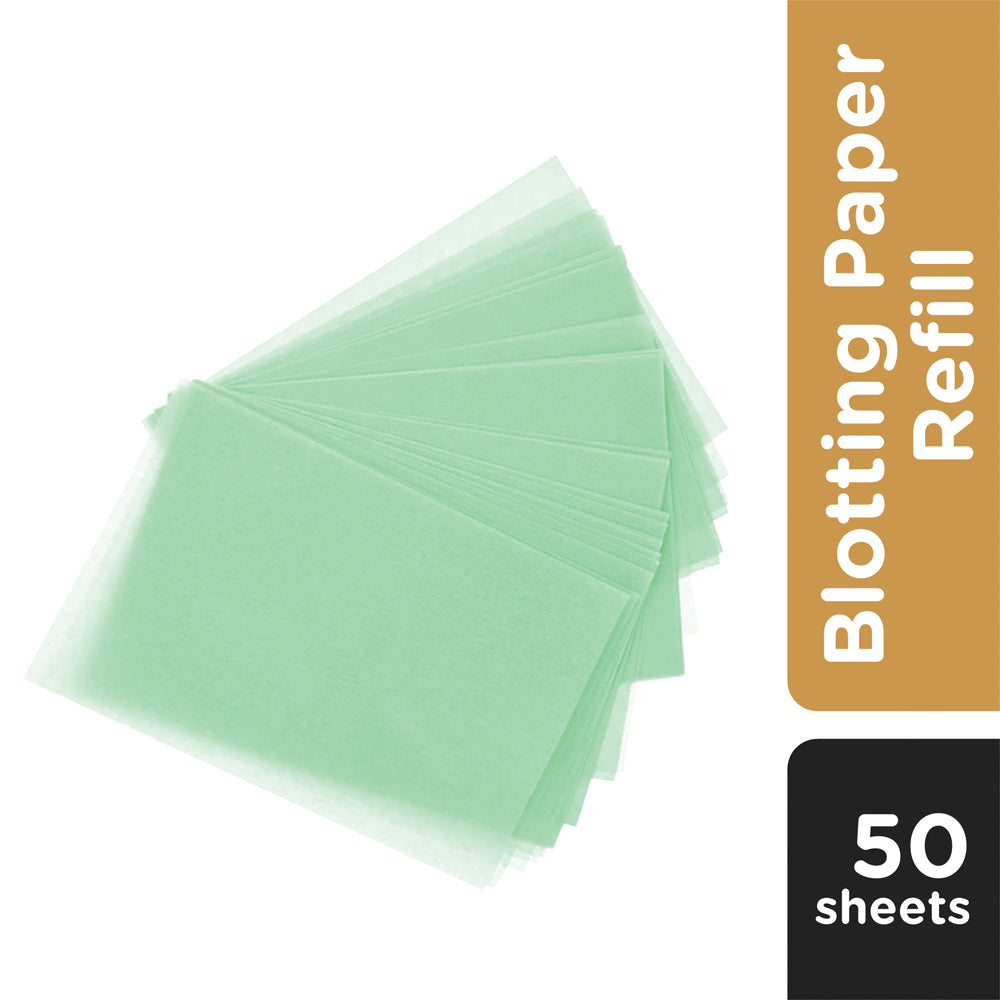 Luxe Organix Green Tea Blotting Paper Powder Finish Refill 50