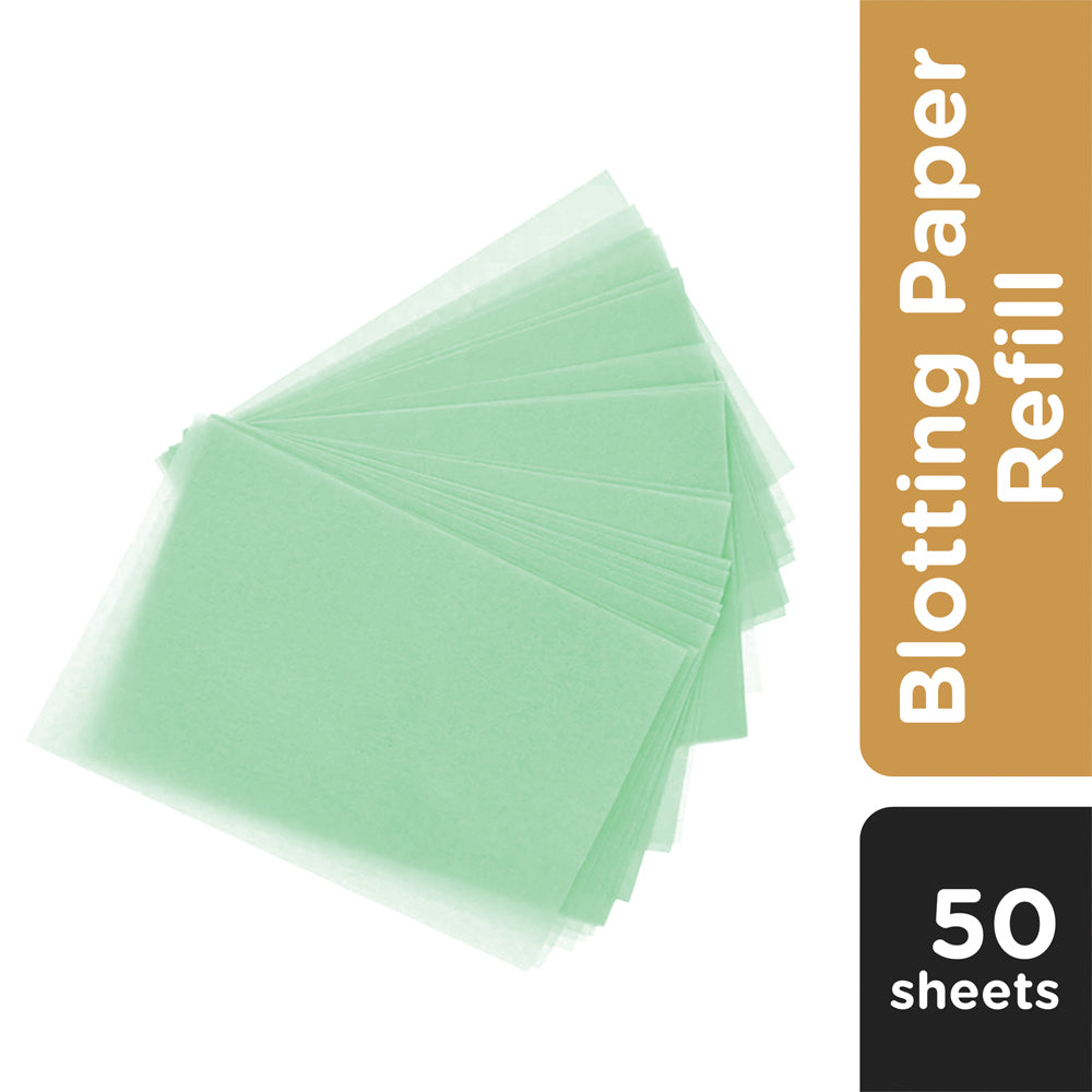 Luxe Organix x Anne Clutz Green Tea Blotting Paper Powder Finish Refill 50 sheets