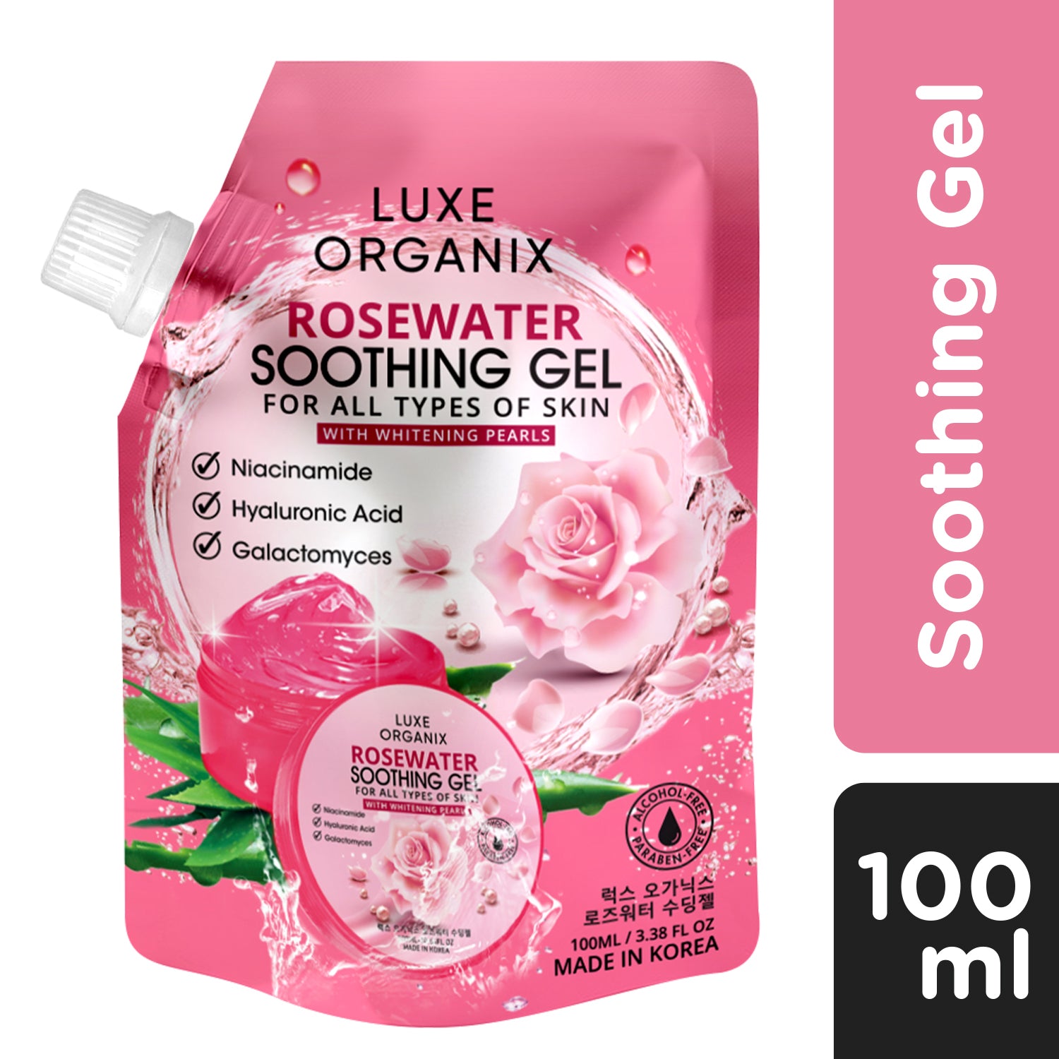 Luxe Organix Rosewater Soothing Gel 100ml