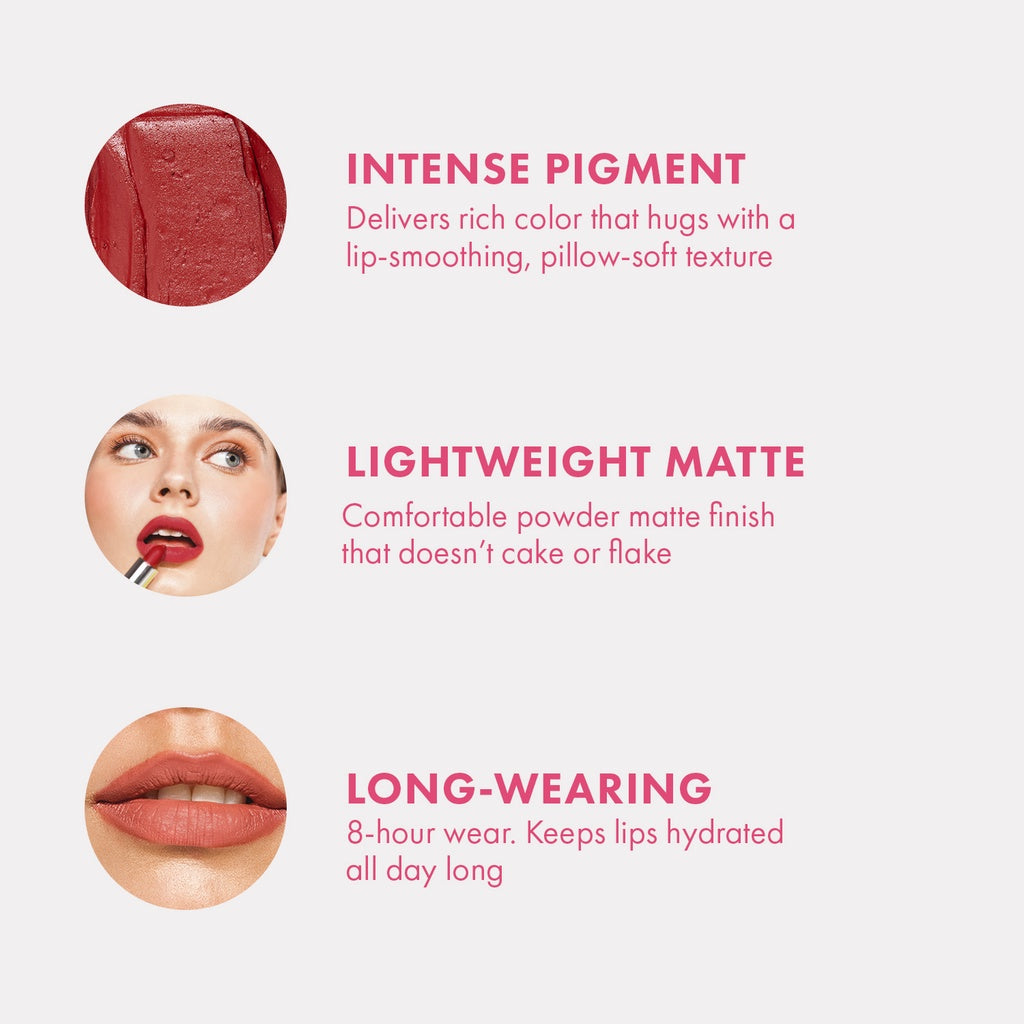 blk Cosmetics Pillow Matte Lipstick (8 Shades)