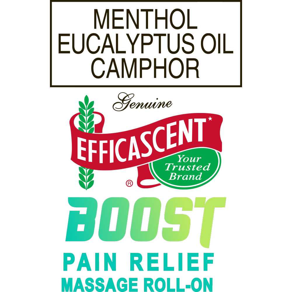 Efficascent Boost Pain Relief Massage Roll On 50ml