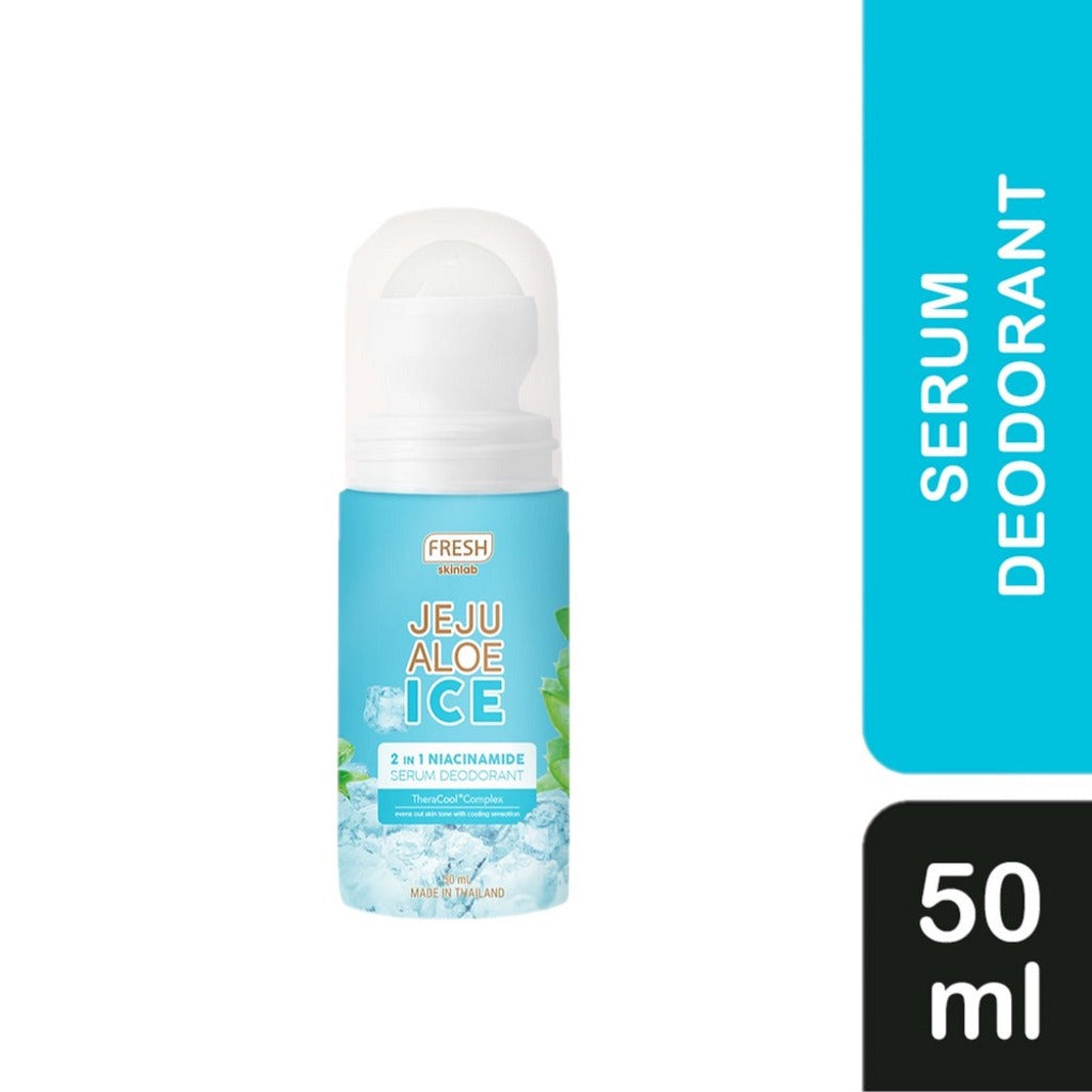 Fresh Skinlab Jeju Aloe Ice 2 in 1 Niacinamide Serum Deodorant 50ml (EXP: JULY 2024)