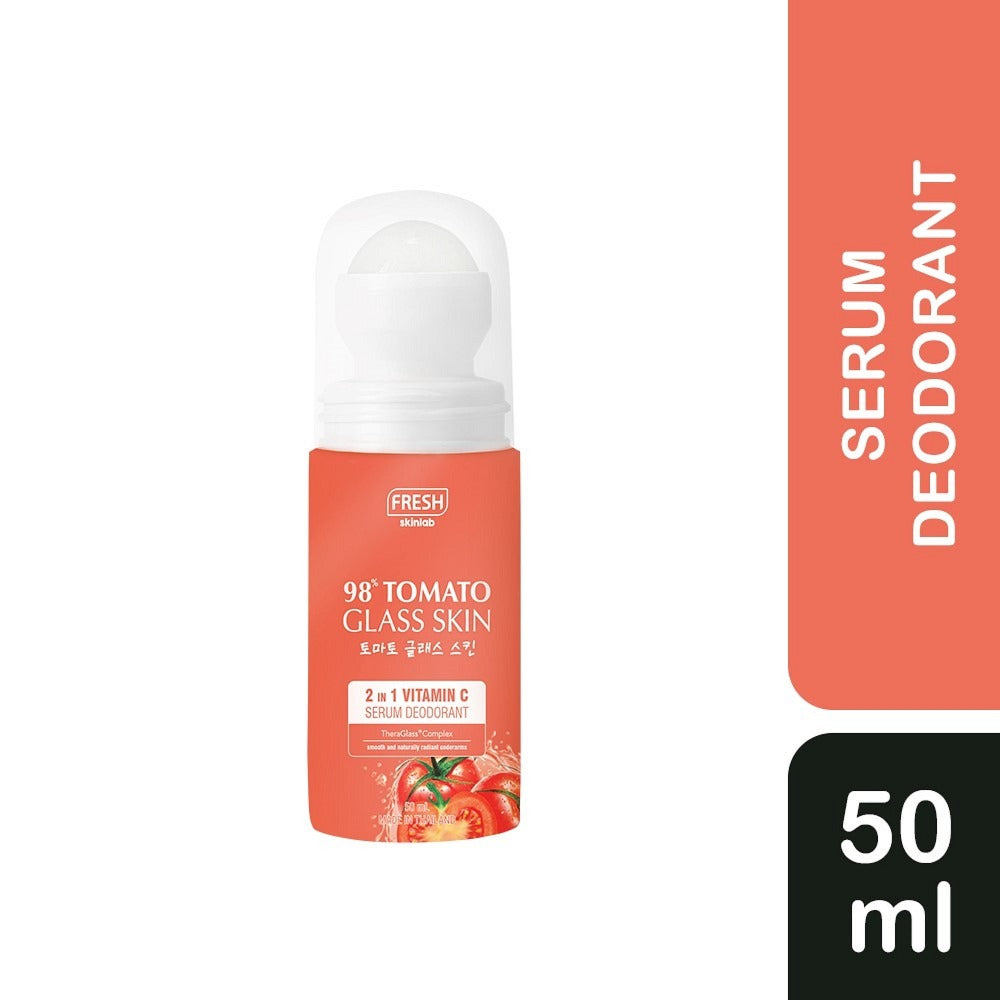 Fresh Skinlab Tomato Glass Skin 2 in 1 Vitamin C Serum Deodorant 50ml (EXP: JULY 2024)